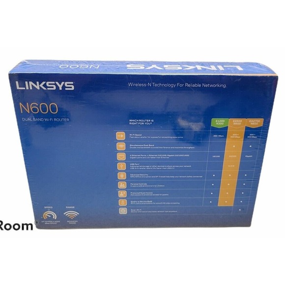 New Linksys N600 Wi-Fi Wireless Dual-Band Router Smart Enabled - Picture 2 of 2